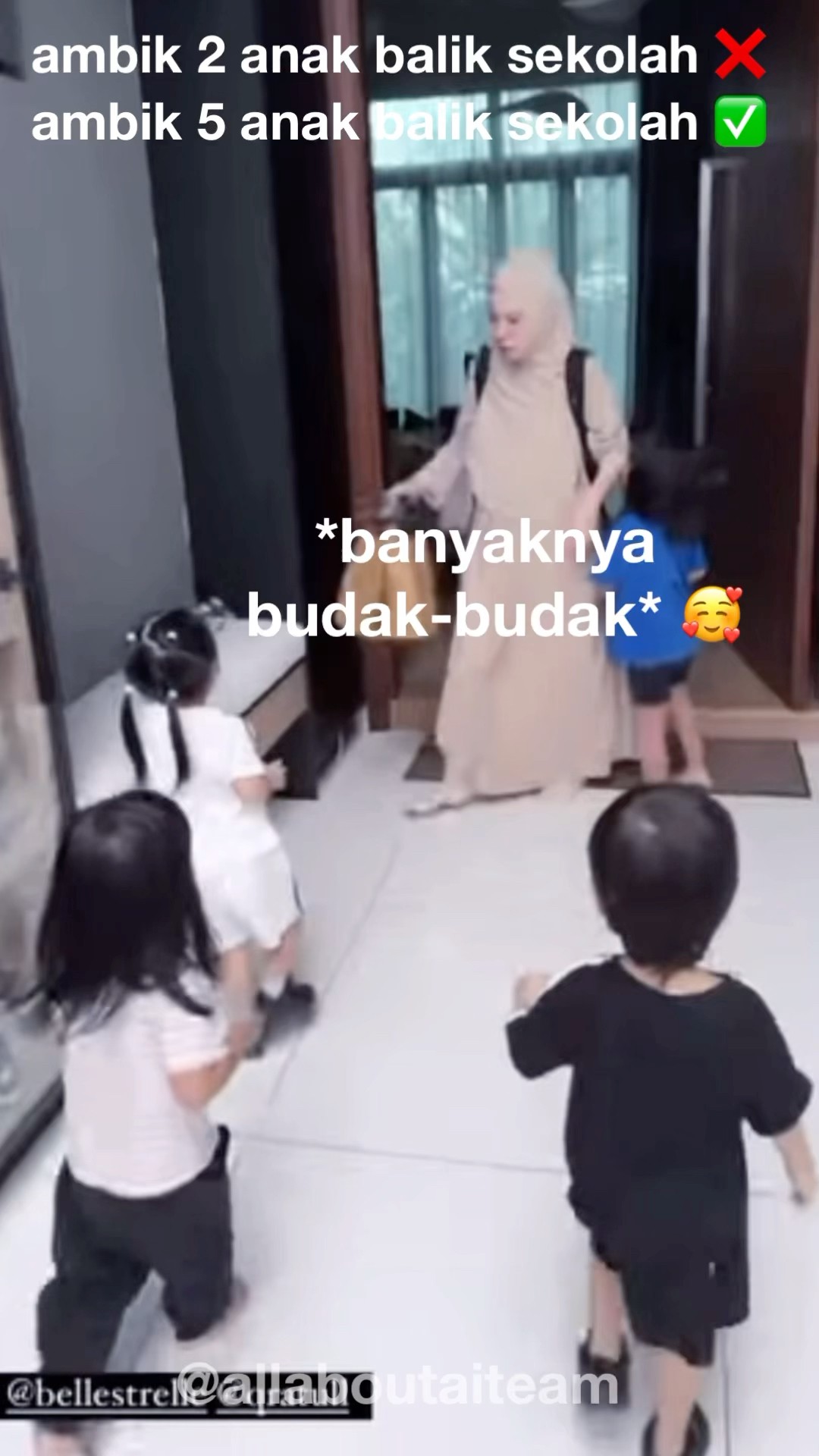 Bella Ada 5 Anak Rupanya!! Meriah Bethol Rumah Kalau Macam Ni!! ? #bellestrelle #aiteam